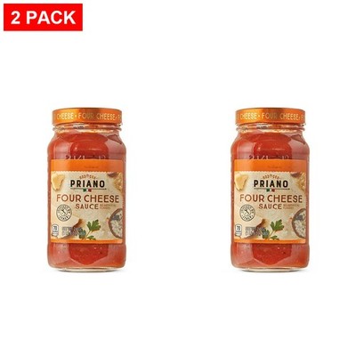 Priano Four Cheese Sauce, 24 oz - Pack of 2