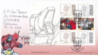 GB FDC FIRST DAY COVER 2022 PRESTIGE STAMP BOOKLET DY55 TRANSFORMERS PANE 5