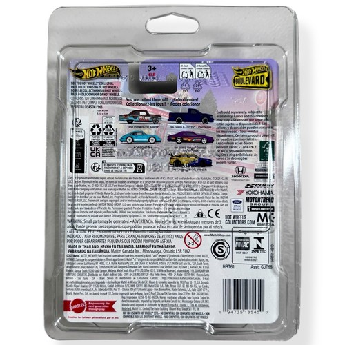 Hot Wheels Premium JDM Honda Spoon Civic Type-R 2024 Boulevard Blue 1:64 - Bild 2 von 2
