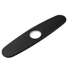 Faucet Plate Black Faucet Cover Plate Stainless Steel Faucet Hole Cover Plate...