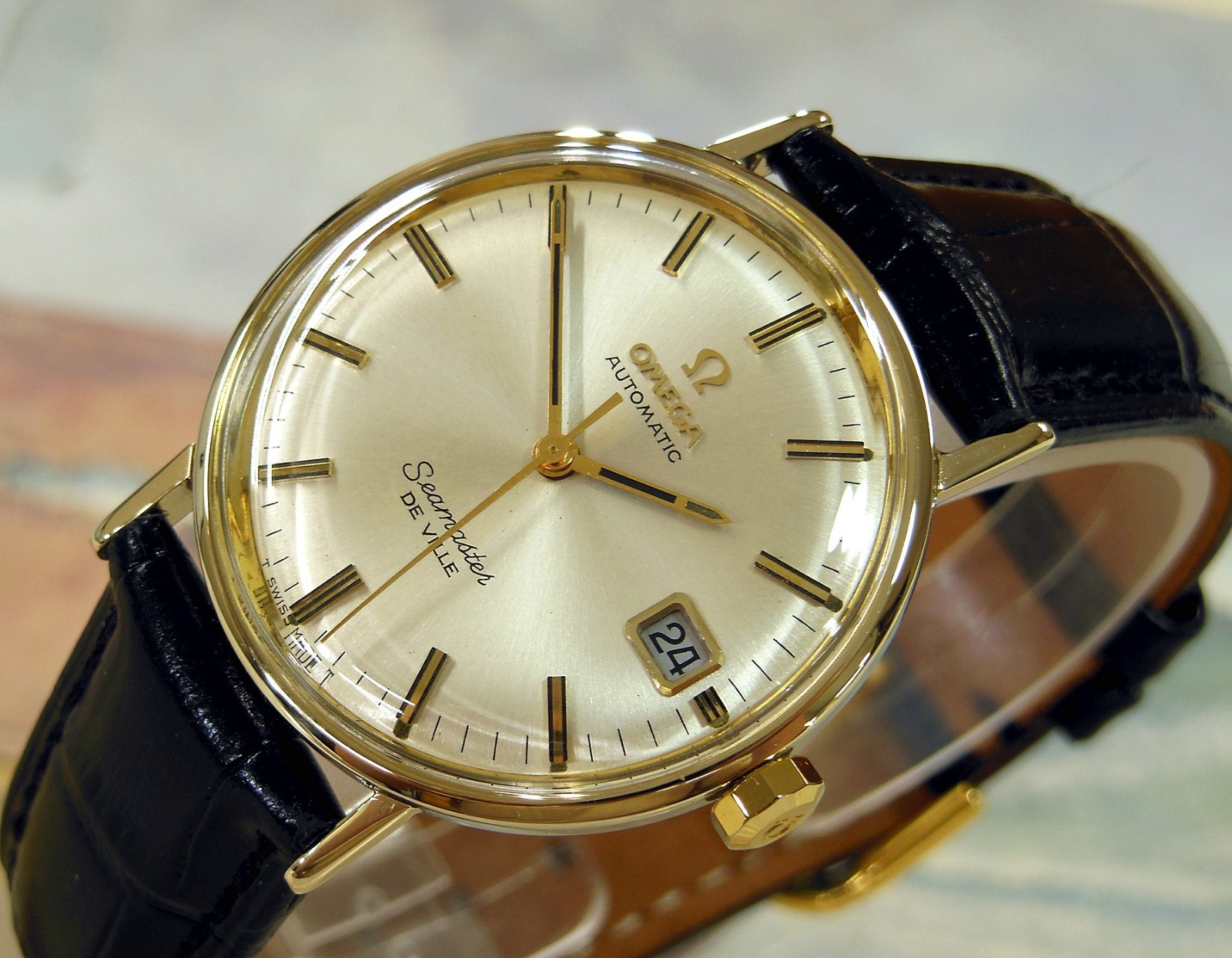 OMEGA Seamaster DE VILLE, 14K Bezel