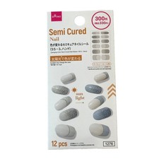 Daiso Japan Semi Cured Nail Sticker
