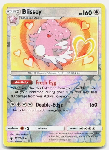 Guardians Rising Blissey NM Reverse Holo Holo Rare Pokemon Tcg Card