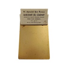 Vintage Marchant Oil Company Mini Clipboard Gas Station Receipt Spring Valley MN