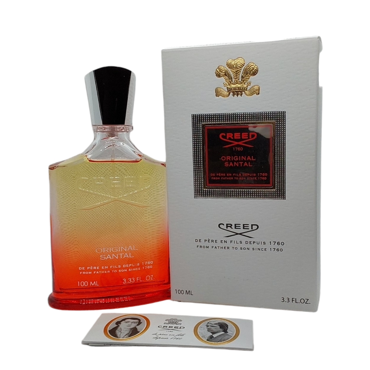 Creed Original Santal Eau De Parfum 3.3 oz 100 ml Men Perfume EDP 