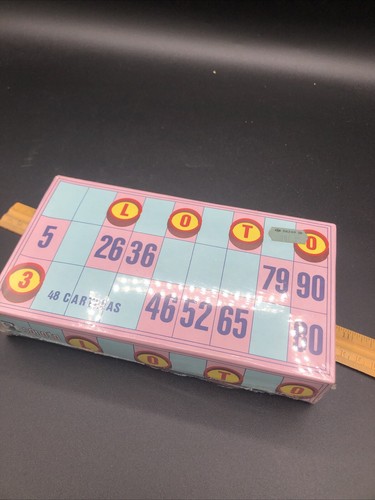 LOTO Sonata 48 Cartelas Vintage Bingo Cards and Markers From Brasil - Picture 4 of 9