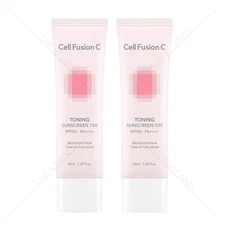 CELL FUSION C Toning Sunscreen 100 SPF50+ PA++++ 50ml+50ml DUO Tone-up Sun Cream