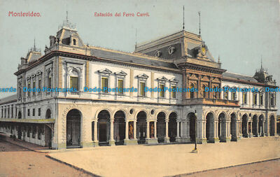 R109824 Montevideo. Estacion del Ferro Carril. B. Hopkins
