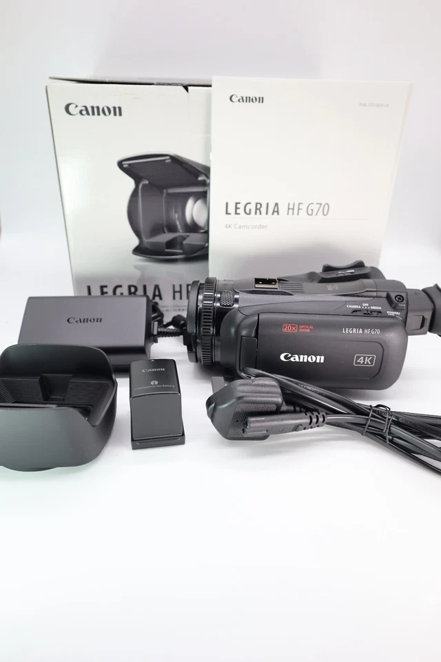 CANON LEGRIA HF G70 4K CAMCORDER #0501 - Image 4 of 4