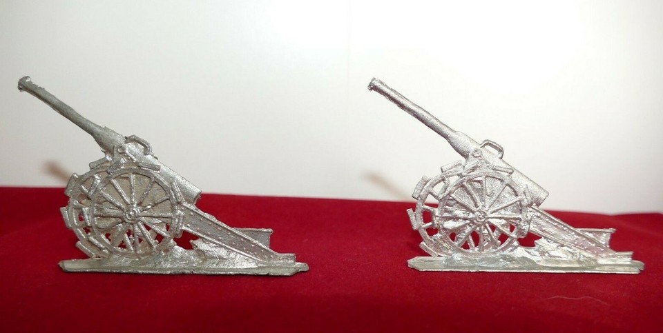 Plats d'étain - Flat tin - Zinnfiguren - Artillerie russe premier