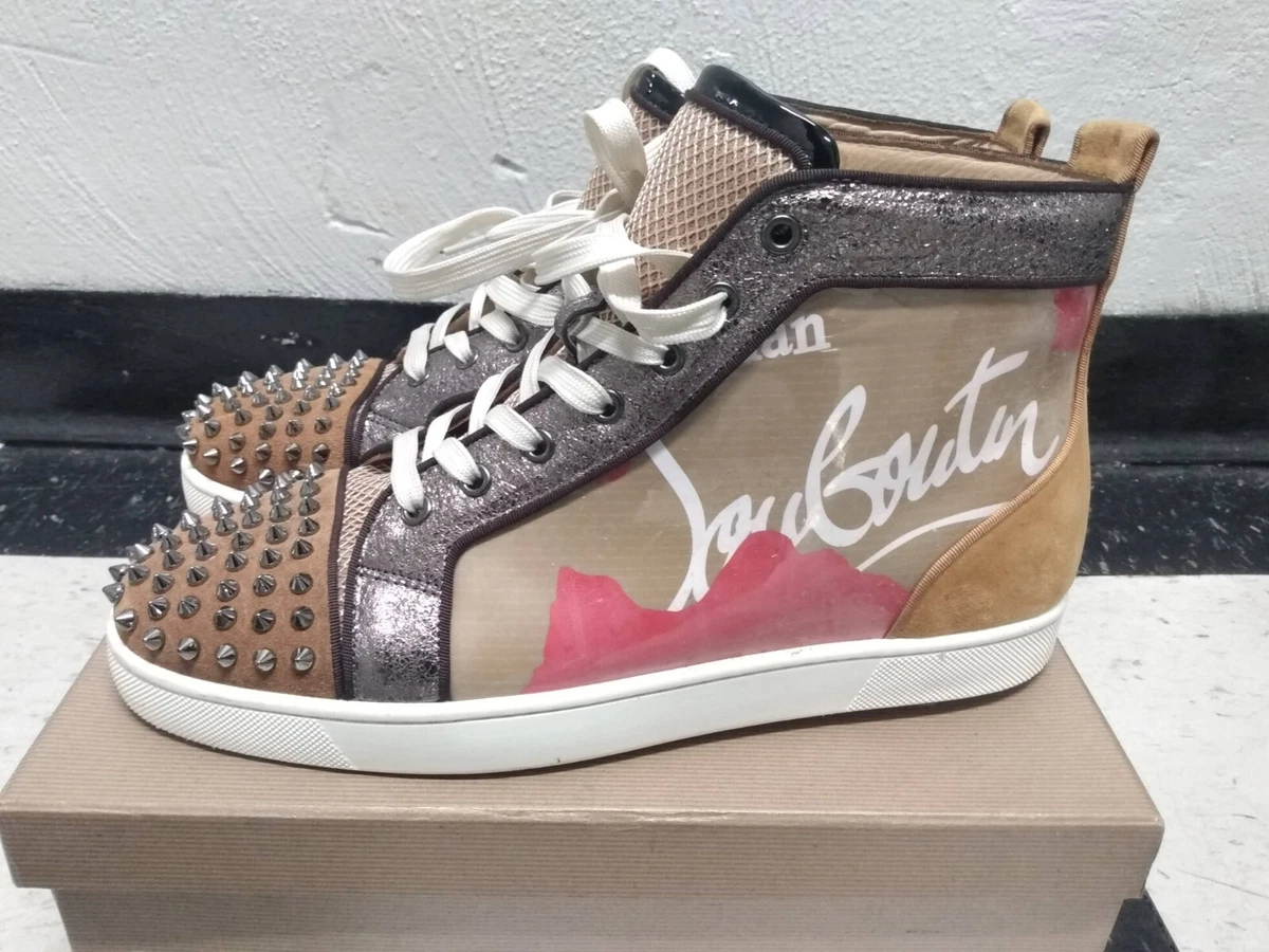Louboutin high shop top trainers
