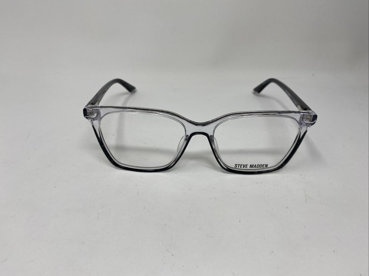 STEVE MADDEN EYEWEAR VIVIANNE CRYSTAL BLACK FLEX HINGE &B09