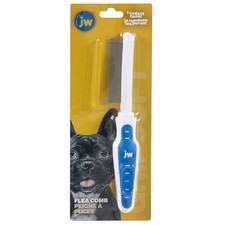 JW Gripsoft 65017 Flea Comb, Grey/Yellow, 10.8 x 0.8 x 4 inches; 0.8 Ounces