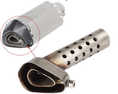 Silenziatore Universale Per Moto - DB Killer 60mm Nero, Per Riduzione Rumore Scarico - Foto 5