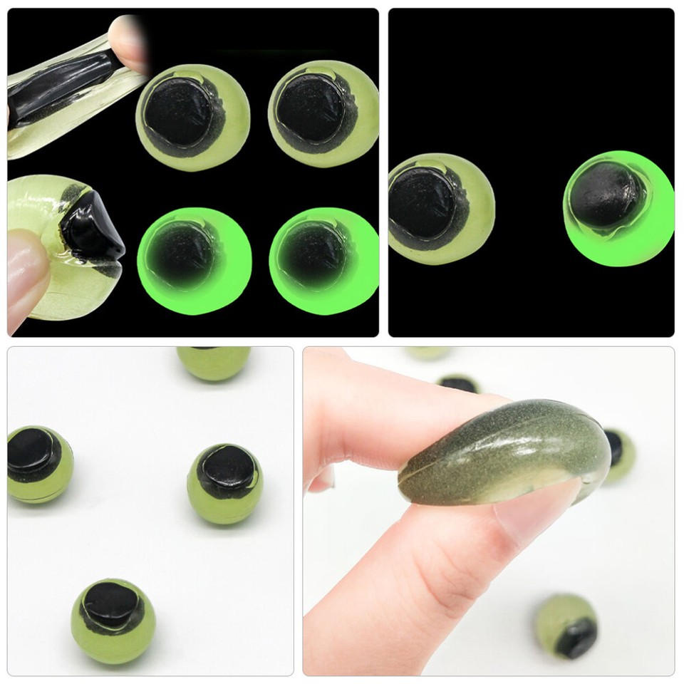 24 Pcs Sticky Eyeballs Halloween Squishy Toys Luminous Vivid and