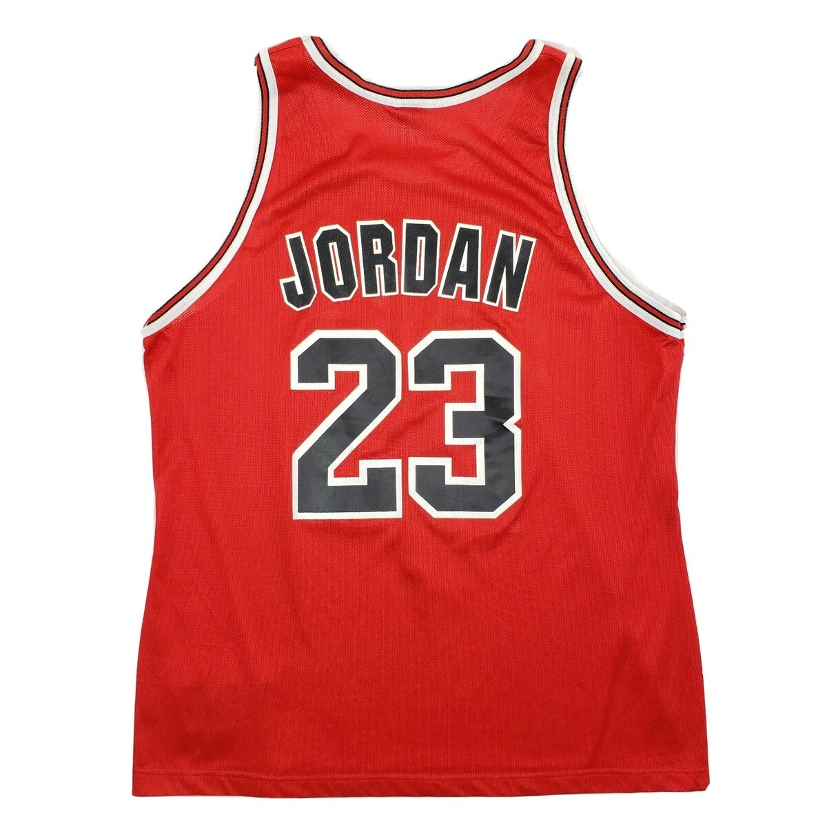 Vintage Champion Michael Jordan #23 Jersey Chicago Bulls NBA Size 48 Black  