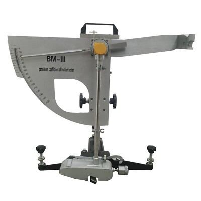Portable Skid Resistance Tester Pendulum Friction Coefficient Tester Instrument
