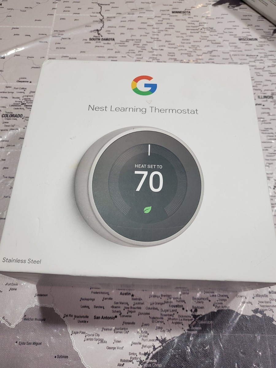 Google Nest 3rd Generation Learning Thermostat:T3007ES