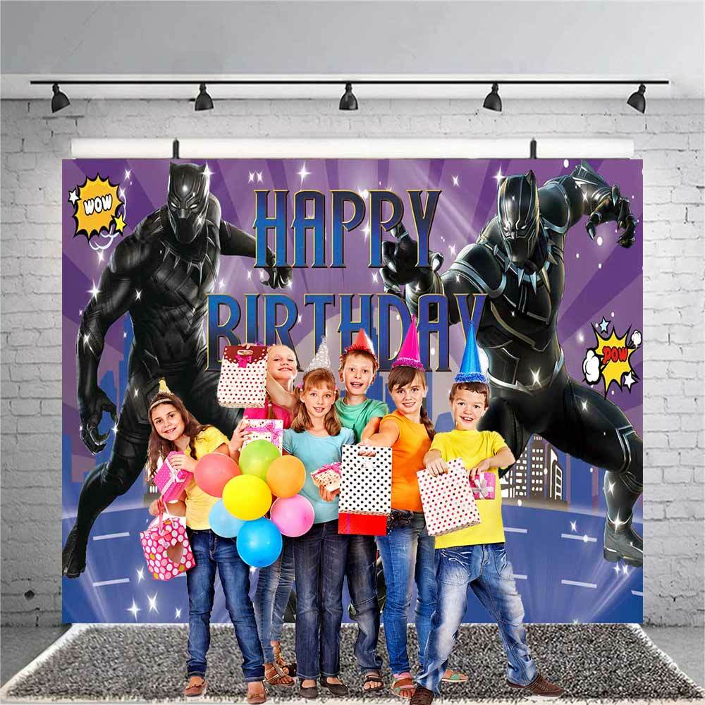 American Greetings Black Panther Add-an-Age Birthday Banner - Over 10 Feet Long, Customizable With Age - View #9