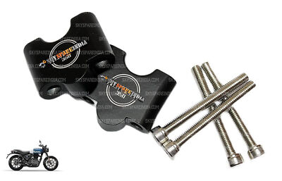 Handle Riser / Handlebar Height Riser Clamp For Royal Enfield Hunter 350cc