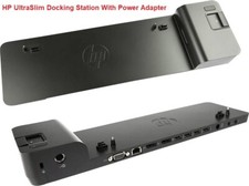 HP Replicator Docking Station With Power Adapter UltraSlim HSTNN-IX10 DP USB 3.0
