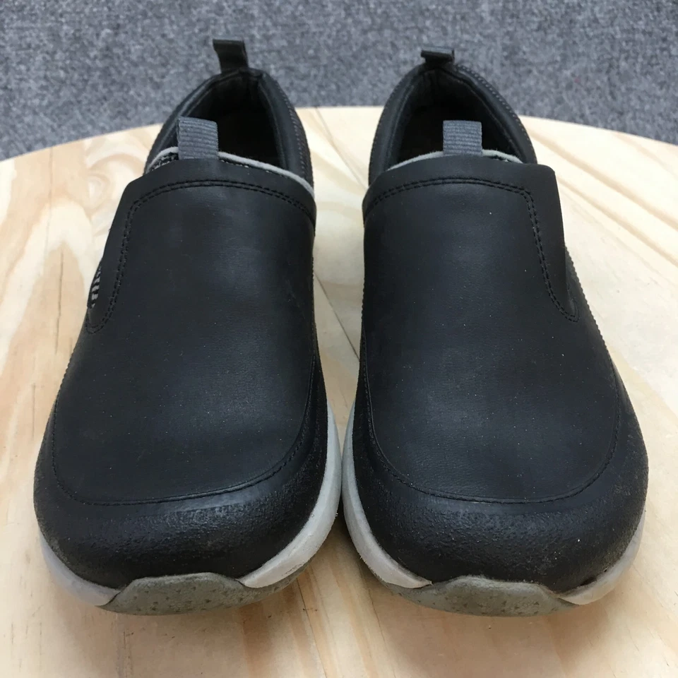 Merrell Shoes Womens 6 Applaud Moc Slip On Loafer Flats J02288 Black Leather - Image 4 of 4