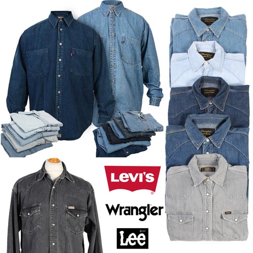 levi denim shirt ebay