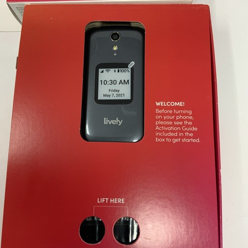 Jitterbug Lively Flip Phone for Seniors Urgent Response Large Screen Gray - Afbeelding 7 van 11
