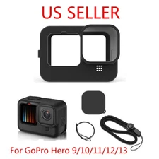 Silicone Housing Case Frame Camera Mount Protective Shell Cover For GoPro Hero 9