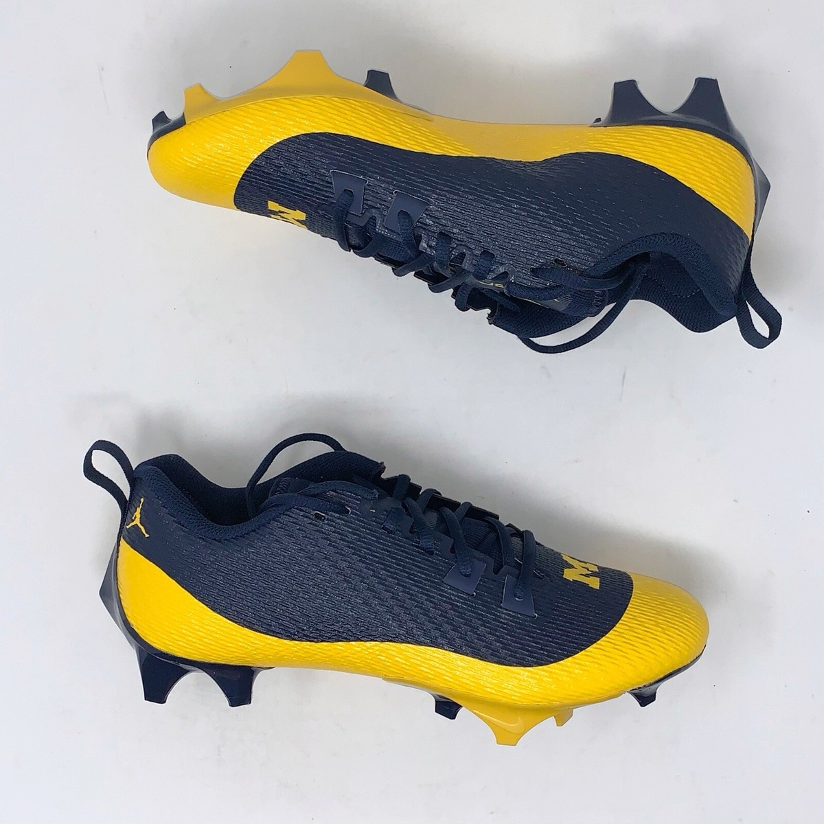 Jordan Vapor Speed 2 3/4 TD Michigan Wolverines Football Cleats Navy Yellow 10 Size 13 Michigan Wolverines PE Air Jordan Retro 11 TD Mid  main image 2