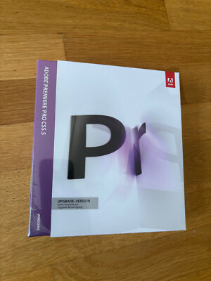 Adobe Premiere Pro CS5.5 Voll Windows deutsch Mwst BOX NEU Videobearbeitung
