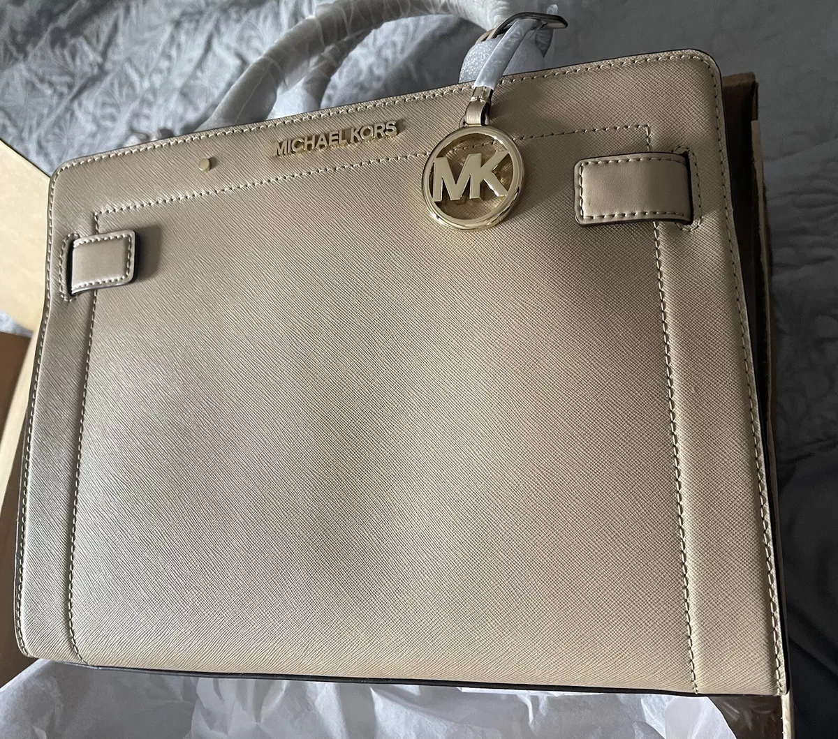 Michael Kors Rayne Medium Saffiano Leather Satchel Brand New with Tags