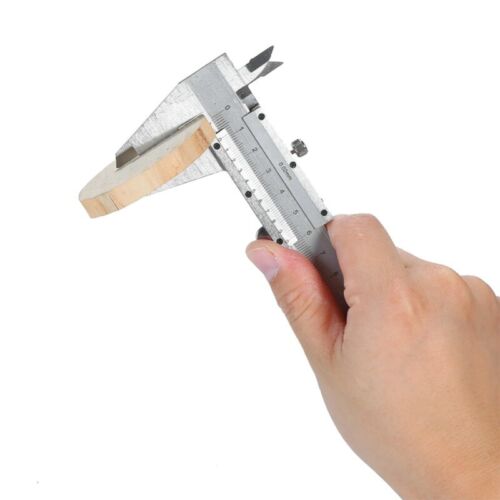 Pinze Vernier professionali in acciaio inox 0-150 mm calibro scorrevole strumento di misura - Foto 3 di 20
