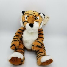 Vtg 1990s Tickles The Bengal Tiger Russ Berrie 16" Weighted Stuffed Animal EUC