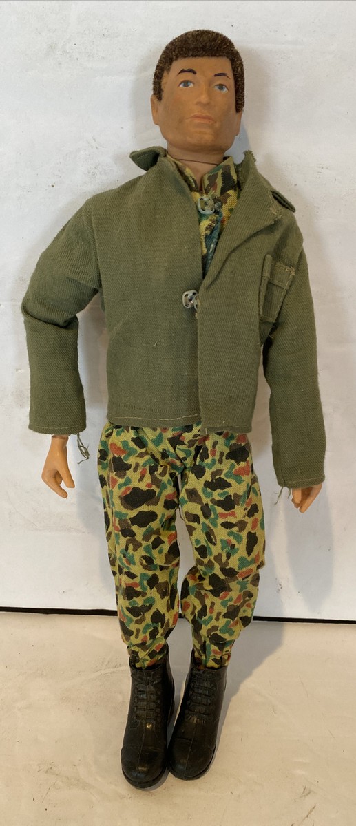 GI JOE 迷彩柄 GI Joe Action Figure Hasbro w Camo Clothes & Orange Jumpsuit