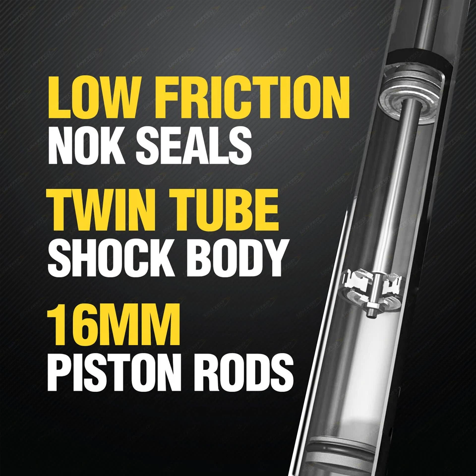Pair Rear Strut Shock Absorbers SS2070 for FORD FESTIVA WB WD WF Hatch 94-01 - image 3 of 4