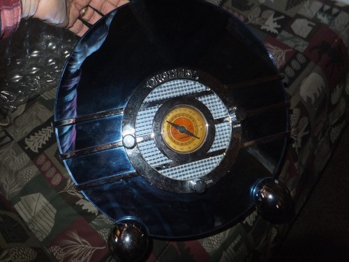 Vintage Retro Style Bluebird Crosley CR37 AM FM Mirror Radio Cassette - Works - Picture 15 of 15