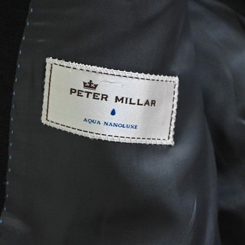 Peter Millar 44R Gray Aqua Nanoluxe 100% Wool Mens Blazer Sport Coat Jacket - Picture 16 of 24