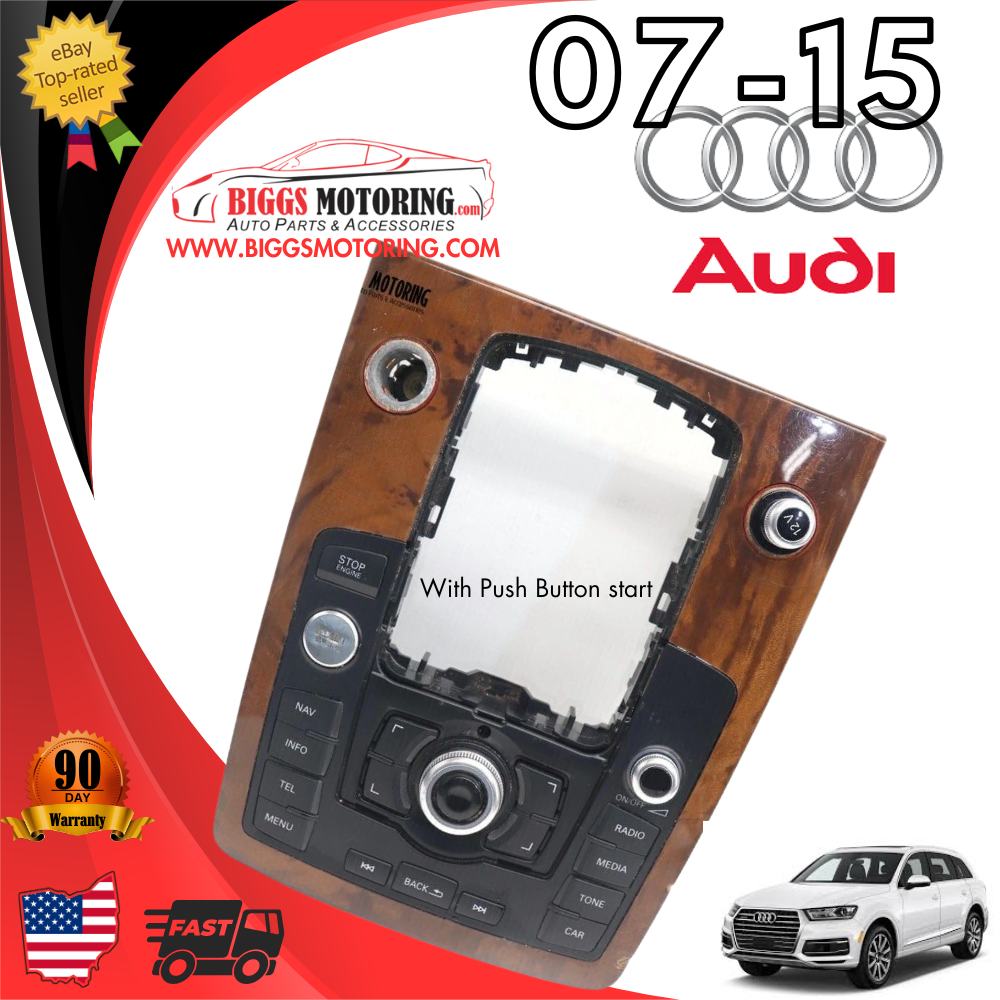2007-2015-audi-q7-push-start-multimedia-radio-control-switch-panel-4l0