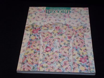 1984 JUNE ARCHITECTURAL RECORD MAGAZINE - KNOLL CHAIR COVER - E 4002