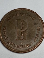 Older Prime Time Amusements Arcade Game Token 24mm #qy1