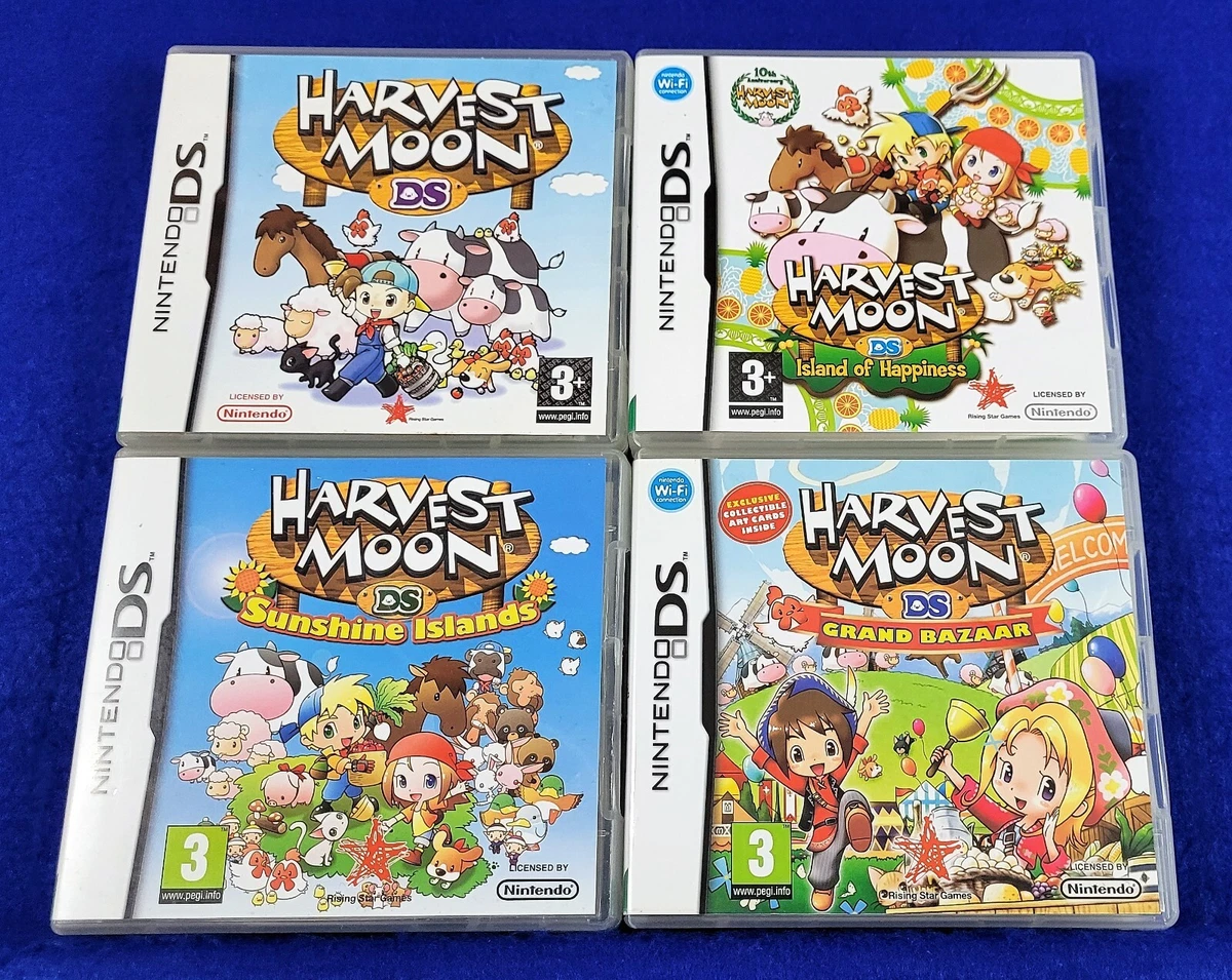 ds HARVEST MOON Games - Make Your Selection (Works On US Consoles) REGION  FREE