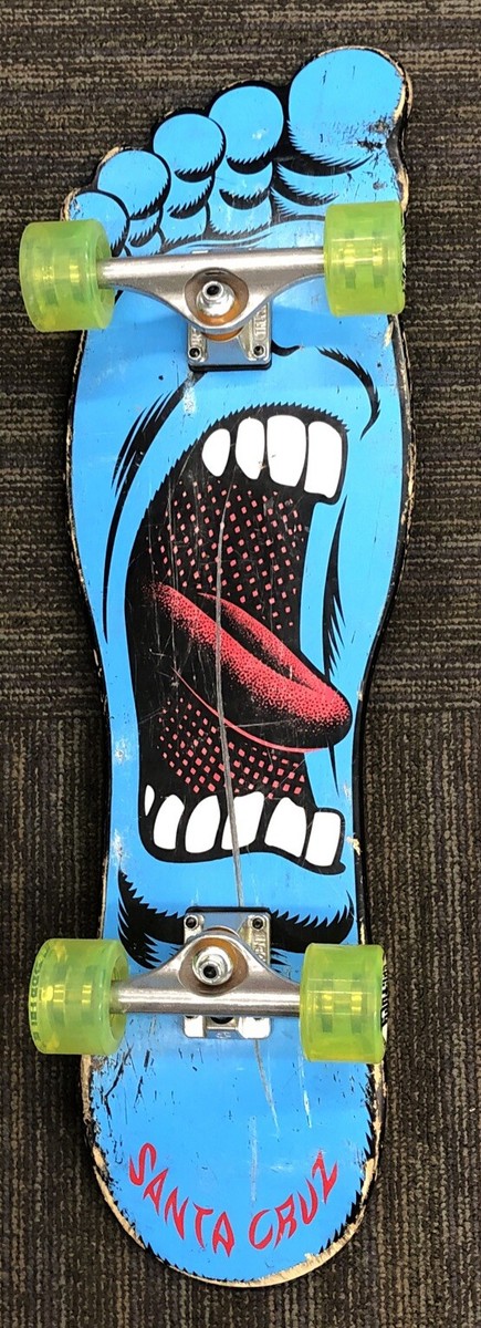スケートボード TECHDECK Santa Cruz screaming foot Santa Cruz Skateboard ''Screaming Foot'' Cruzer Sector 9