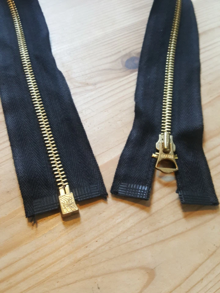 Chaqueta de latón estilo vintage Talon Repro de 1 × 22"" pulgadas cremallera  Foto 4 de 4