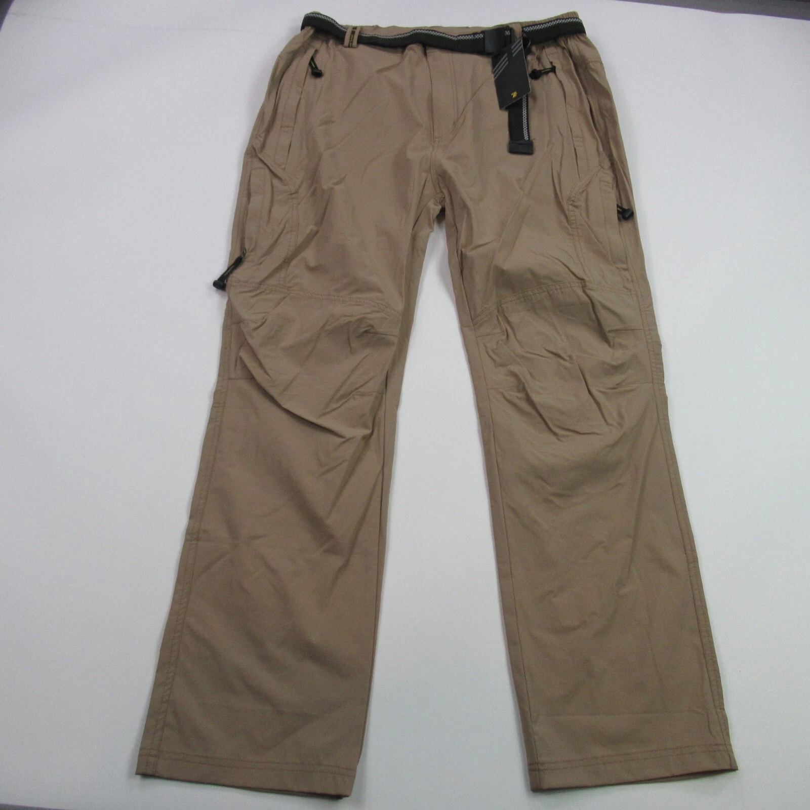 TBY Pants Mens Extra Large Lightweight Outdoors Brown Straight Leg Casual