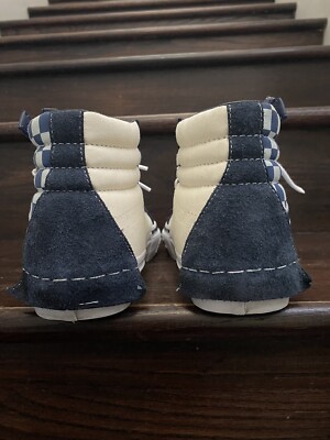 Vans Vault SK8-Hi Cap LX Dress Blue/White Size 6.5 Men Size 8
