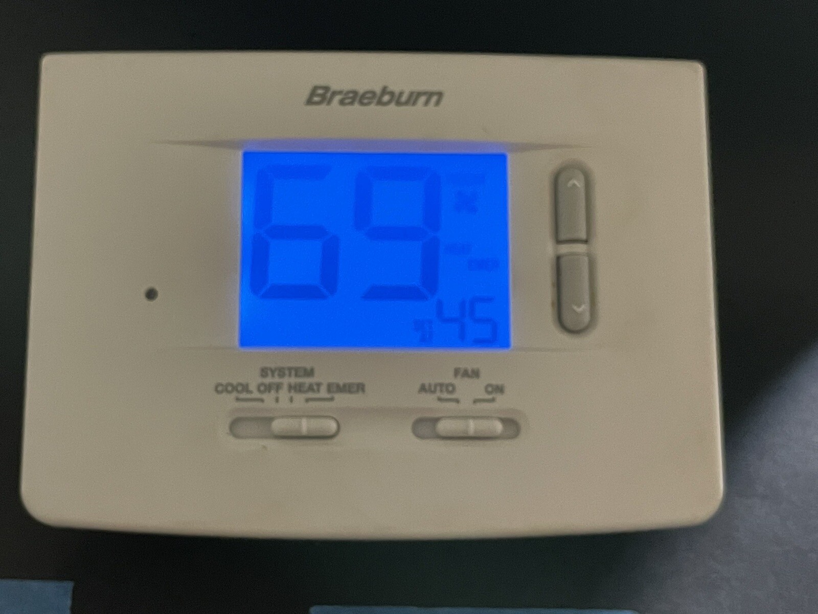 Braeburn 1220 Economy Thermostat NonProgrammable Heat Pump 2 Heat