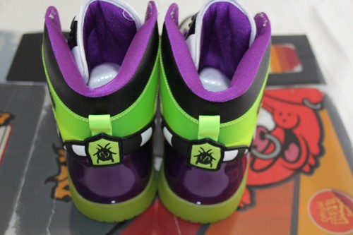 Sz 12 Custom Bull Airs Poltergeist Beetlejuice Long Horn Glow In The Dark - Picture 15 of 16
