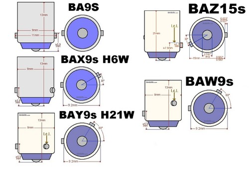 LED 30W BA9s White 6000K Two Bulbs Interior Rear Reading Light Replacement Stock - Picture 6 of 9