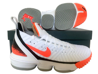 Nike LeBron 16 XVI White Hot Lava Tech Challenge Men sz 13 CI1521-100 New